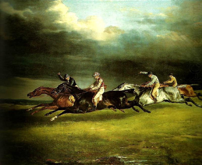 course de chevaux dite le derby d'epsom, charles emile callande